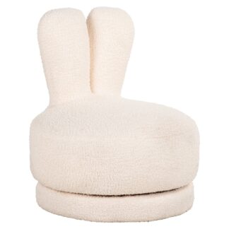 Kinderstoel Bunny white teddy (Teddy 14 White)
