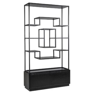 Wandkast Bonvoy black 2-laden (Black)