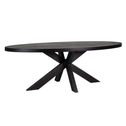 Eettafel Watson 235 incl. spinpoot zwart (Black)